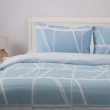 Комплект постільної білизни "ТЕП" Aqua Grid, євро - фото №6