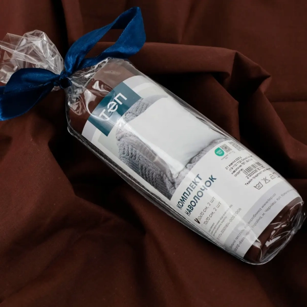 Комплект наволочок "ТЕП" скрутка Cocoa, 70x70 - фото №6