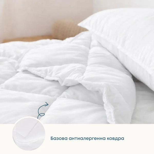 Ковдра FRIENDLY "WHITE COMFORT" (350г/м2), 172x205 - фото №10