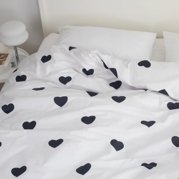 Підковдра ТЕП Navy Blue Love Reverse (еко), 180х215 - фото №2