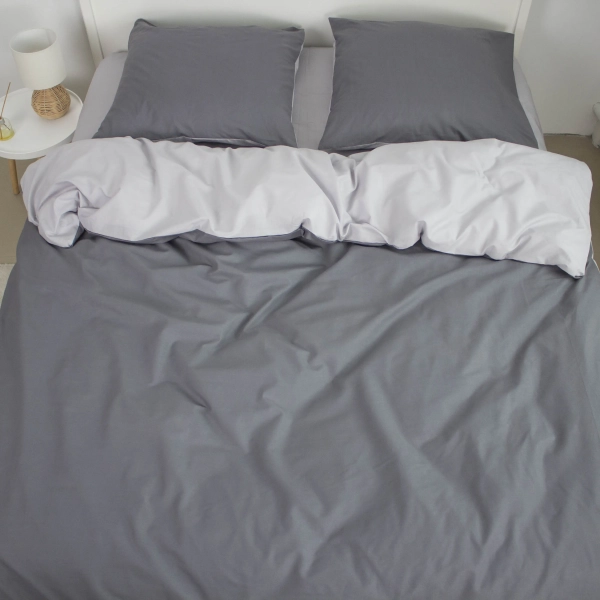 Комплект постільної білизни ТЕП "Happy Sleep" Dark Gray, євро - фото №7