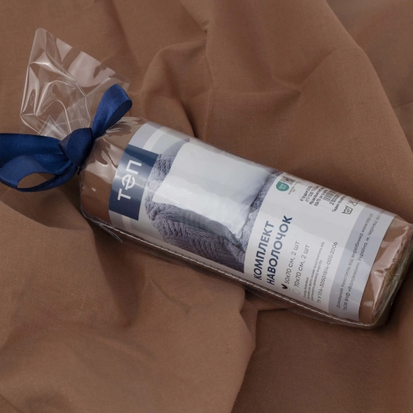 Комплект наволочок ТЕП скрутка Dusty Rose, 70x70 - фото №6