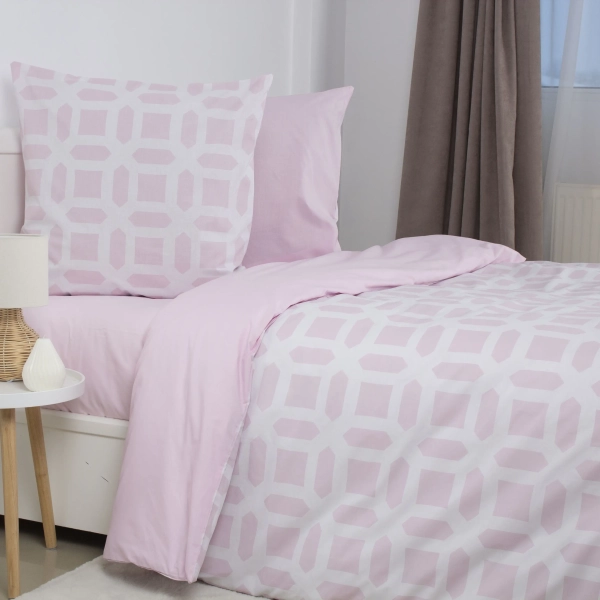Комплект постільної білизни "ТЕП" Рожеві мрії, 70x70, євро - фото №9
