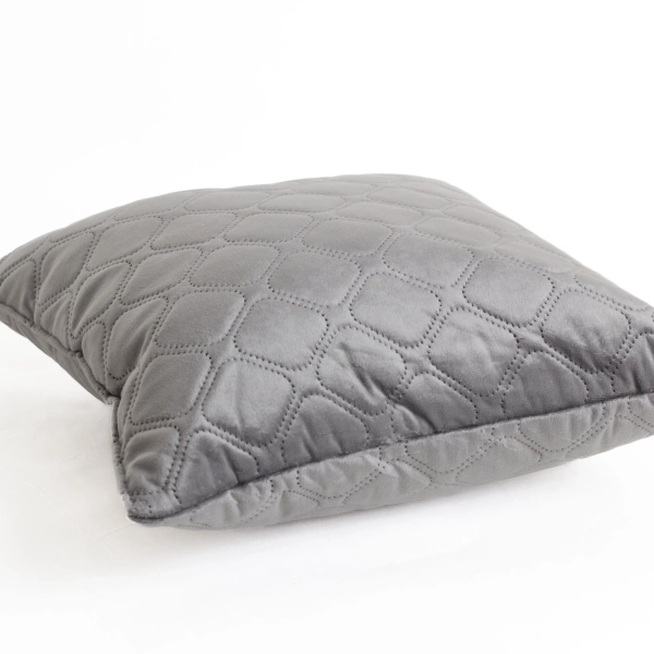 Подушка декоративна "VELURE" Dark Grey, 50x70 - фото №4