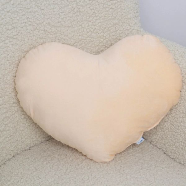 Подушка декоративна ТЕП "HEARTS" персикова, 35x40 - фото №4