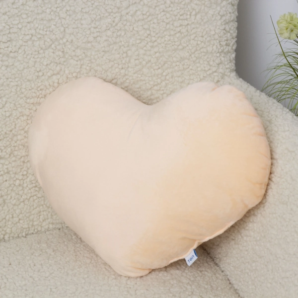 Подушка декоративна ТЕП "HEARTS" персикова, 35x40 - фото №5