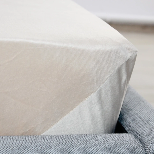 Простирадло ТЕП "VELOUR" з резинкою бежеве, 180x200 - фото №5
