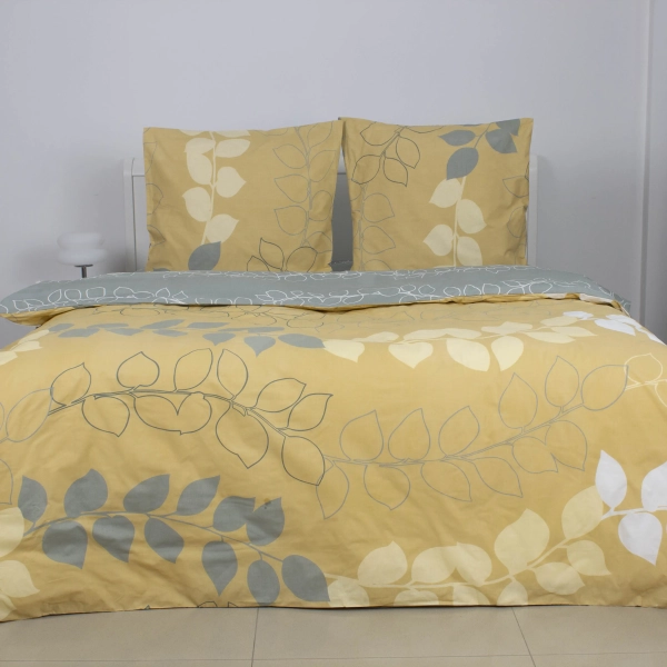 Комплект постільної білизни ТЕП "Soft dreams" Grey Leaf, полуторна - фото №4