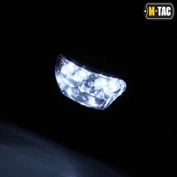M-Tac ліхтар налобний 4+1 LED Black - фото №5