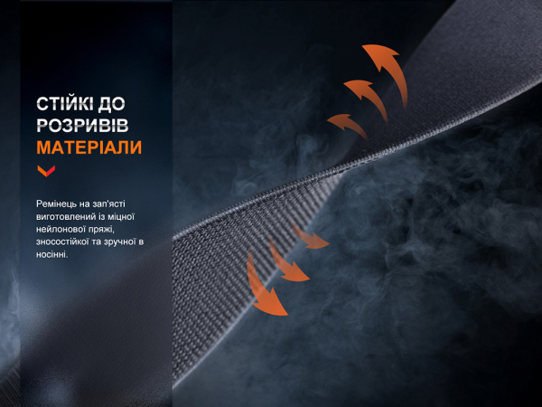 Тримач для ліхтаря на запястя Fenix ALW-01 - фото №9