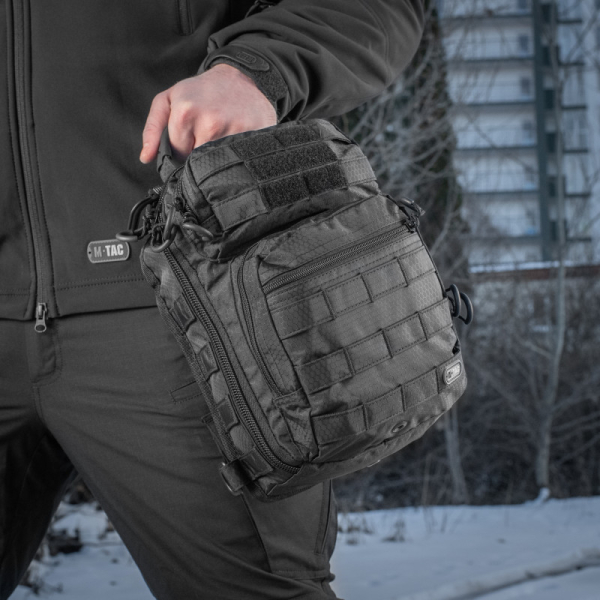 M-Tac сумка Urban Line City Hunter Hexagon BLACK - фото №11