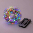 Гірлянда роса на пульті 100 метрів на 1000 led світлодіодів крапля на білому дроті мультиколор 1000L100MWML - фото №6