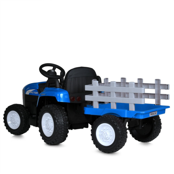 Дитячий електромобіль Трактор M 6038EBLR-4 до 30 кг - фото №3