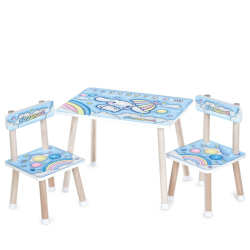 Дитячий Столик M 501-1 стільниця 60 х 40 см, 2 стільчики