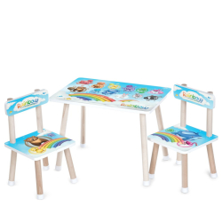 Дитячий Столик M 501-2 стільниця 60 х 40 см, 2 стільчики