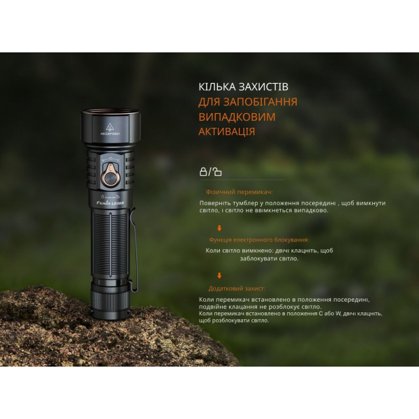 Ліхтар ручний Fenix LD36RB чорний - фото №15