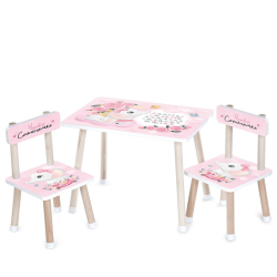 Дитячий столик M 501-14 стільниця 60 х 40 см, 2 стільчики