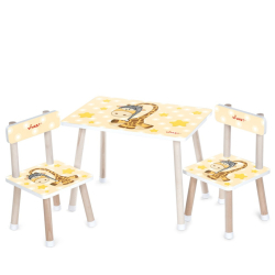 Дитячий столик M 501-17 стільниця 60 х 40 см, 2 стільчики