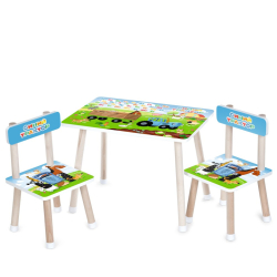 Дитячий столик M 501-22 стільниця 60 х 40 см, 2 стільчики
