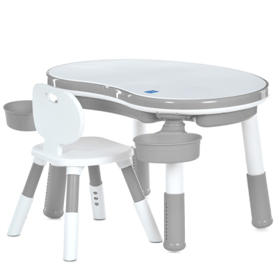 Дитячий столик M 6177-11 ігрове поле для конструктора - фото