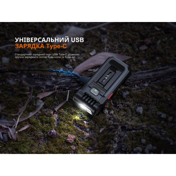 Ліхтар ручний Fenix SW05R-RED LED чорний - фото №17