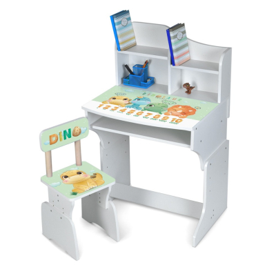Дитяча парта M 904-10 висота 3 положення, зі стільчиком - фото