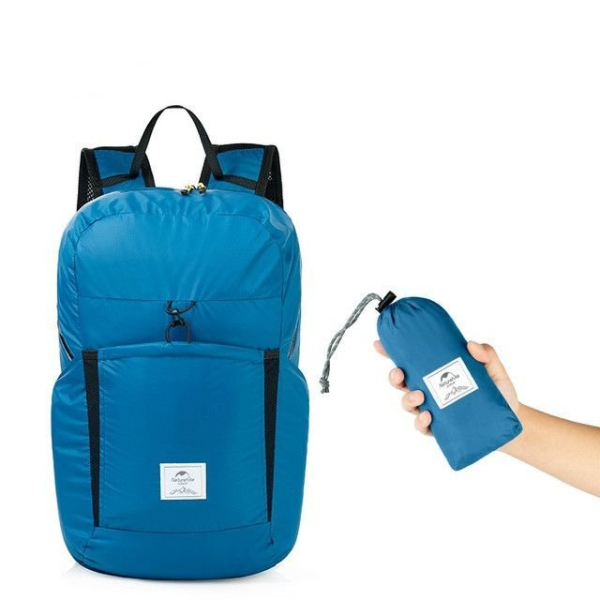 Рюкзак компактний Naturehike Ultralight NH17A017-B 22 л, чорний - фото №2