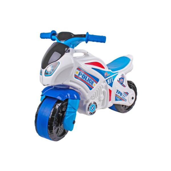 Каталка-беговел "Мотоцикл" Police 5125TXK(Blue) від 2 років - фото №2