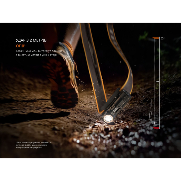 Ліхтар налобний з червоним світлом Fenix HM23 V2.0 300 лм - фото №17