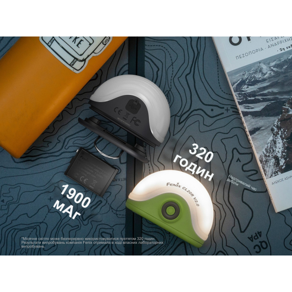 Ліхтар кемпінговий Fenix CL20R V.2.0, чорний - фото №16