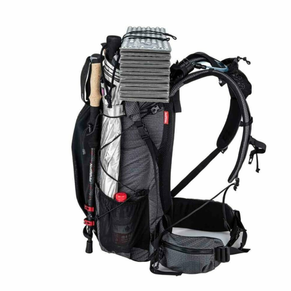 Рюкзак туристичний Naturehike Rock NH20BB113, 40+5 л, чорний - фото №3
