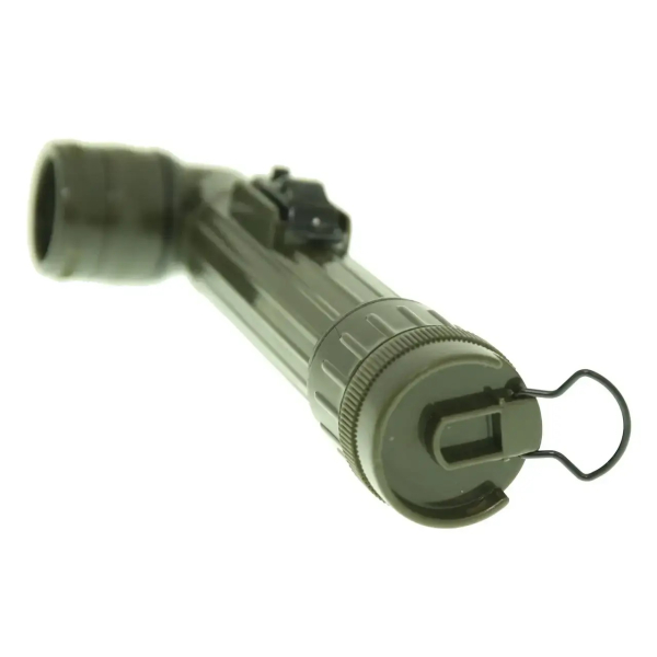 Тактичний світлодіодний ліхтар MIL-TEC LED Medium Anglehead Flashlight Olive - фото №4