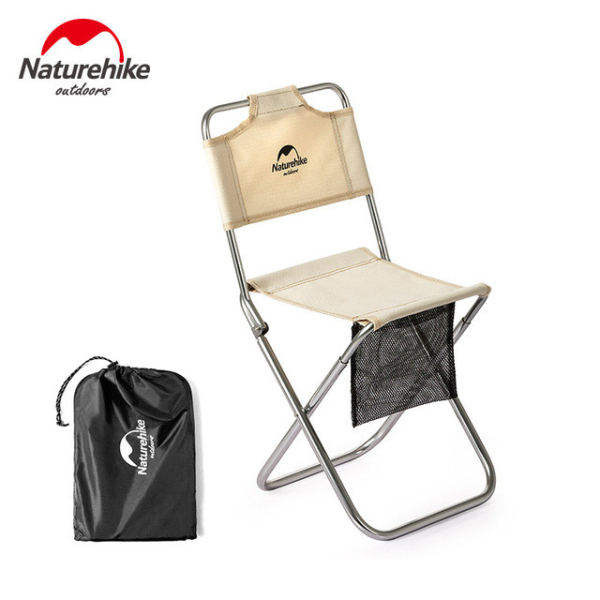Стілець розкладний Naturehike MZ01 NH18M001-Z, чорний - фото №4