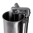 Вертикальний шприц для ковбаси 3 л з нержавіючої сталі шприц ковбасний 4 насадки 16788-7 - фото №10