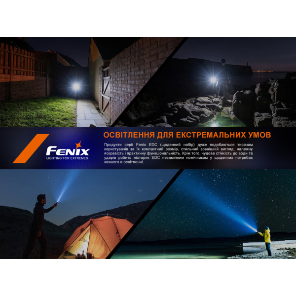 Ліхтар ручний Fenix E35R, блакитний | Лімітована серія - фото №31