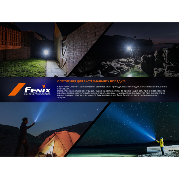 Ліхтар ручний Fenix SW05R-RED LED чорний - фото №23