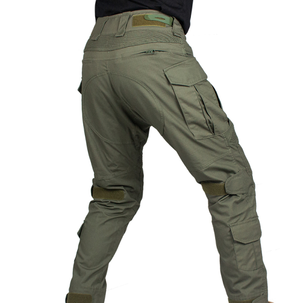 Бойові штани з наколінниками IDOGEAR G3 Combat Pants Olive, Olive - фото №3