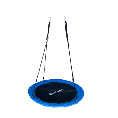Садова гойдалка гніздо LEOBRO 120см (Синя) - фото