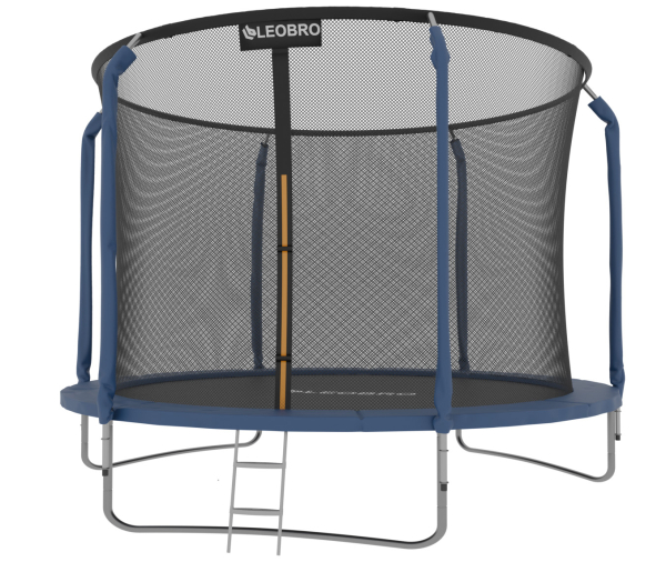 Батут із внутрішньою захисною сіткою 312 см LEOBRO Premium 10FT BLUE - фото