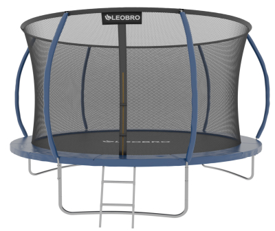 Батут із внутрішньою захисною сіткою 312 см LEOBRO Premium Pro 10FT BLUE - фото