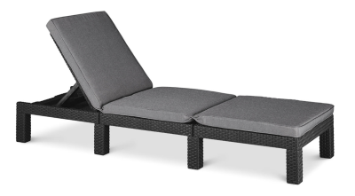 Шезлонг Keter DAYTONA DELUXE (Графіт) (3179) - фото