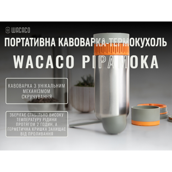 Портативна кавоварка-термокухоль Wacaco Pipamoka - фото №15