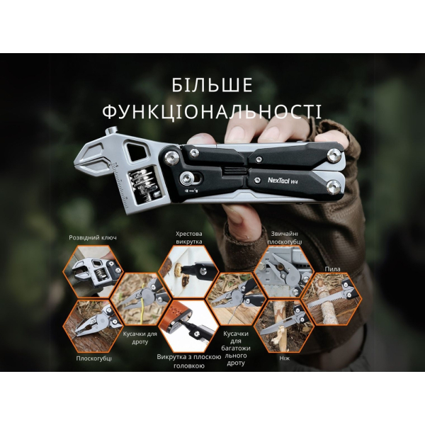 Мультитул NexTool Wrench W4 - фото №9