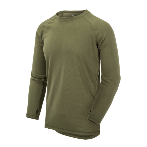 Термоактивна футболка Helikon US LVL 1 Long Sleeve - Olive Green, Olive Green - фото