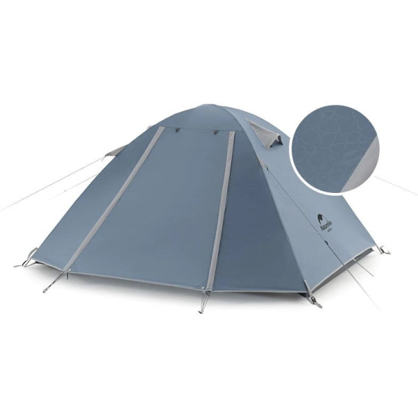 Намет двомісний Naturehike P-Series NH18Z022-P, 210T/65D, темно-синій - фото №2