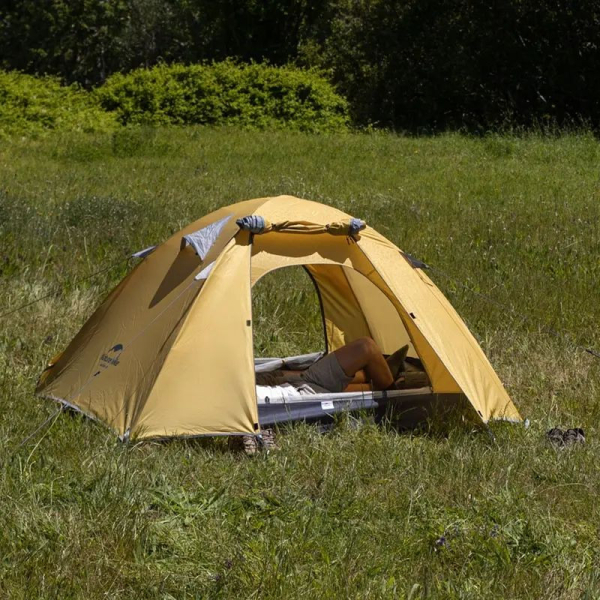 Намет двомісний Naturehike P-Series NH18Z022-P, 210T/65D, темно-синій - фото №5