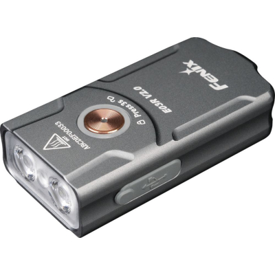 Ліхтар наключний Fenix E03R V2.0, сірий - фото