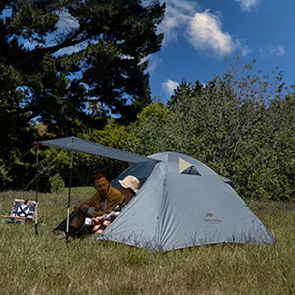 Намет чотиримісний Naturehike P-Series CNK2300ZP028, світлий сірий - фото №4