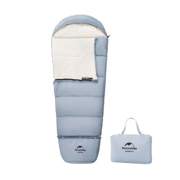 Спальник дитячий Naturehike С300 NH21MSD01, блакитний - фото