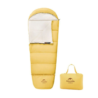 Спальник дитячий Naturehike С300 NH21MSD01, жовтий - фото